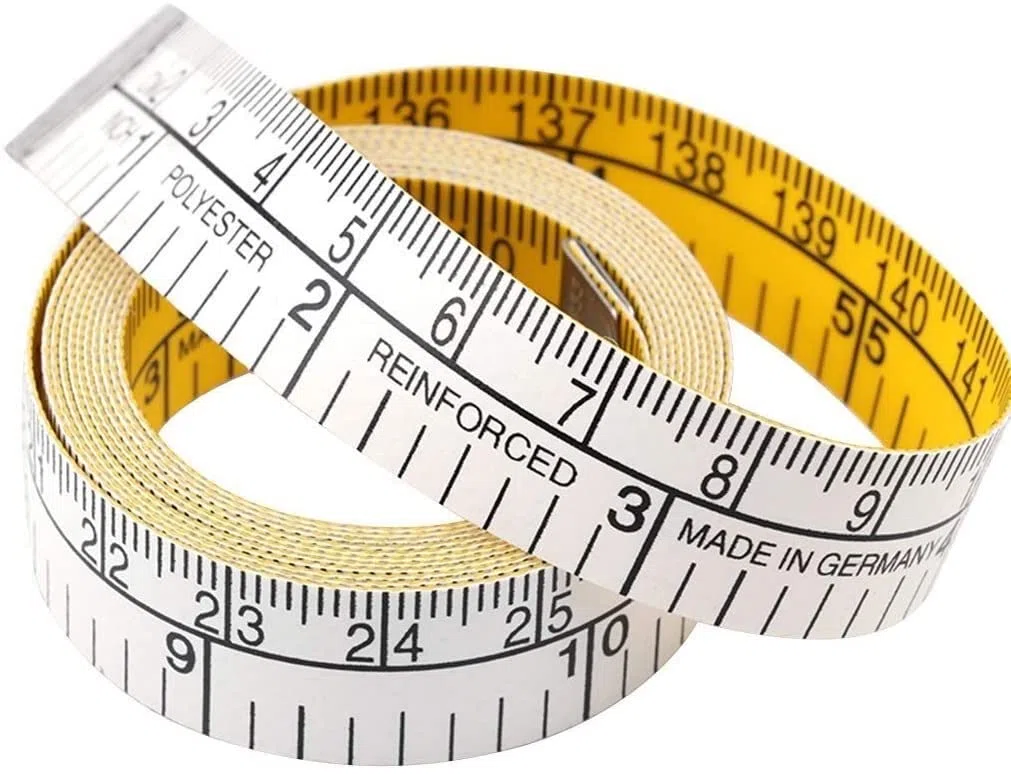 Cinta métrica Suave de Doble Escala de 1,5 m, Regla Flexible para pérdida de Peso, Cortador de Costura Corporal, Regla para Tela, Creativa y útil, de Larga duración