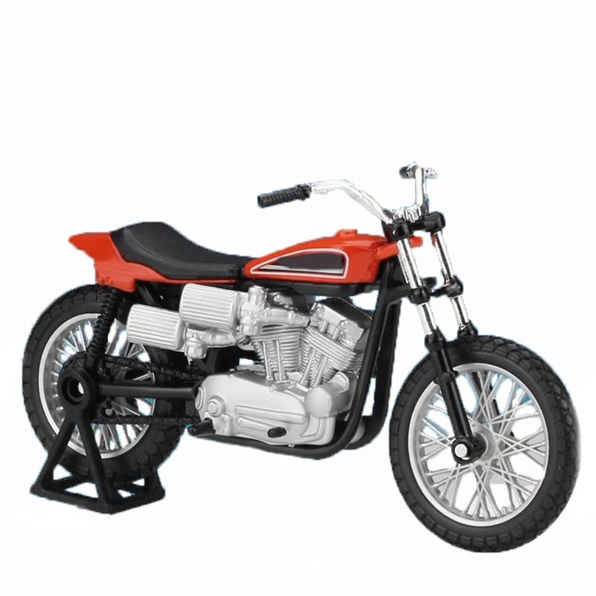 Modelo a Escala de Moto Juguete De Simulación Metal para Regalo 1:18 para Harley para Davidson XR750 Modelo Motocicleta Aleación Carreras Adornos para Computadora Escritorio