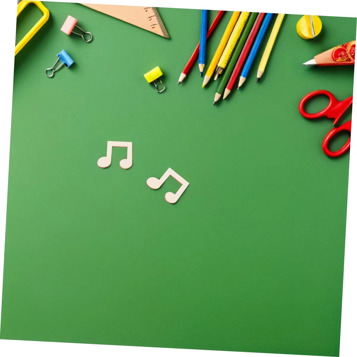 Cabilock 100piezas Notas Musicales De Madera Sin Terminar Piezas Para Manualidades Decoración De Madera Para Fiestas Recortes Para Proyectos De Suministros Para Fiestas Infantiles