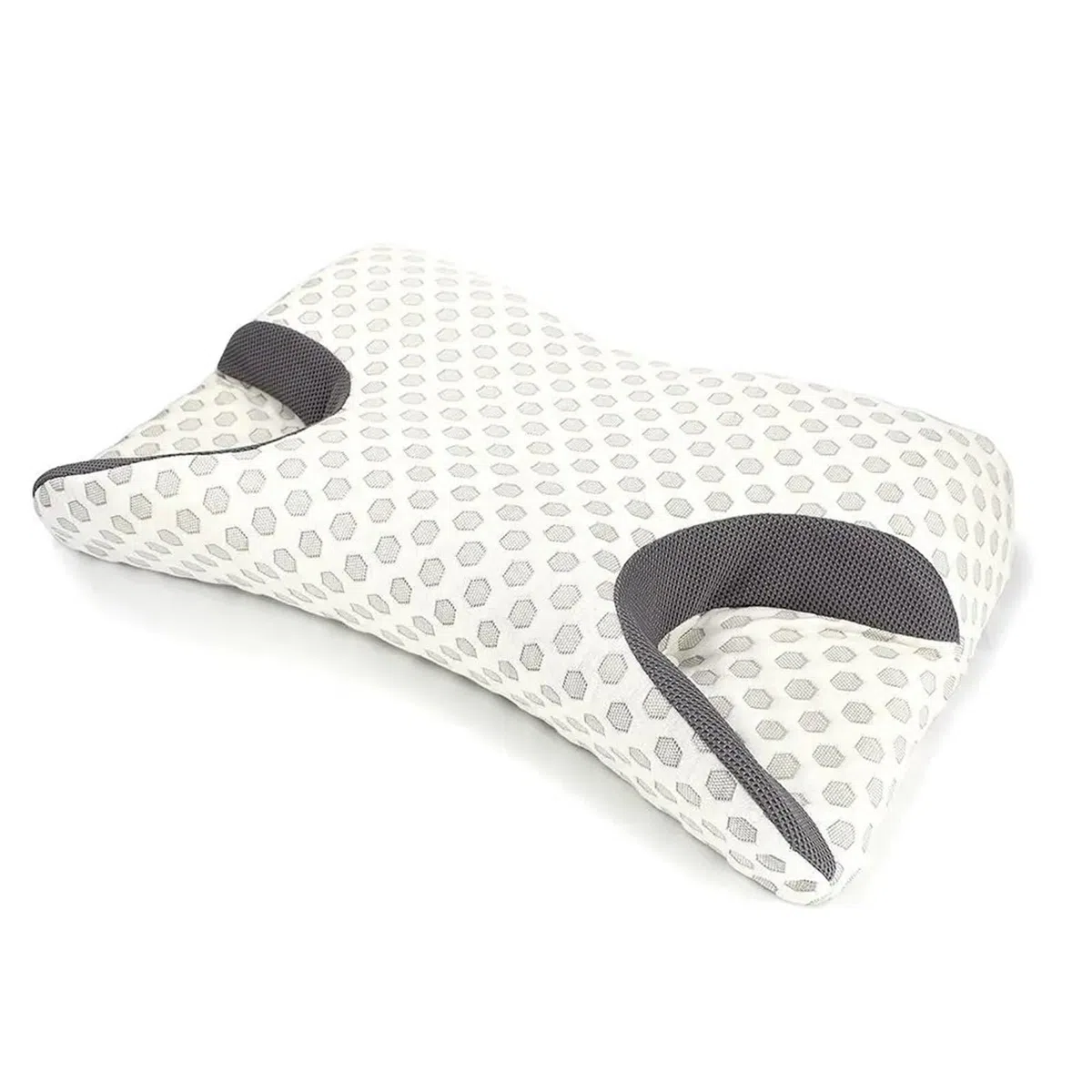 Almohada De Espuma Con Memoria Almohada de espuma viscoelástica for dormir, almohada cervical ergonómica for aliviar el dolor de cuello y hombros, almohada de apoyo ortopédica for personas que duermen