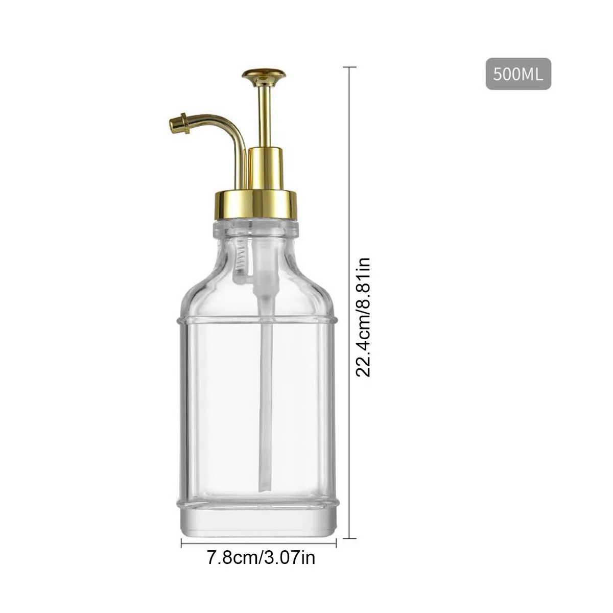 Dispensador de de - Recipiente para con Bomba | Botella de | Salsa antifugas Transparente para Ketchup Jabón líquido de Cocina, Bebida, Mesa Postre Chefs Baristas Bar