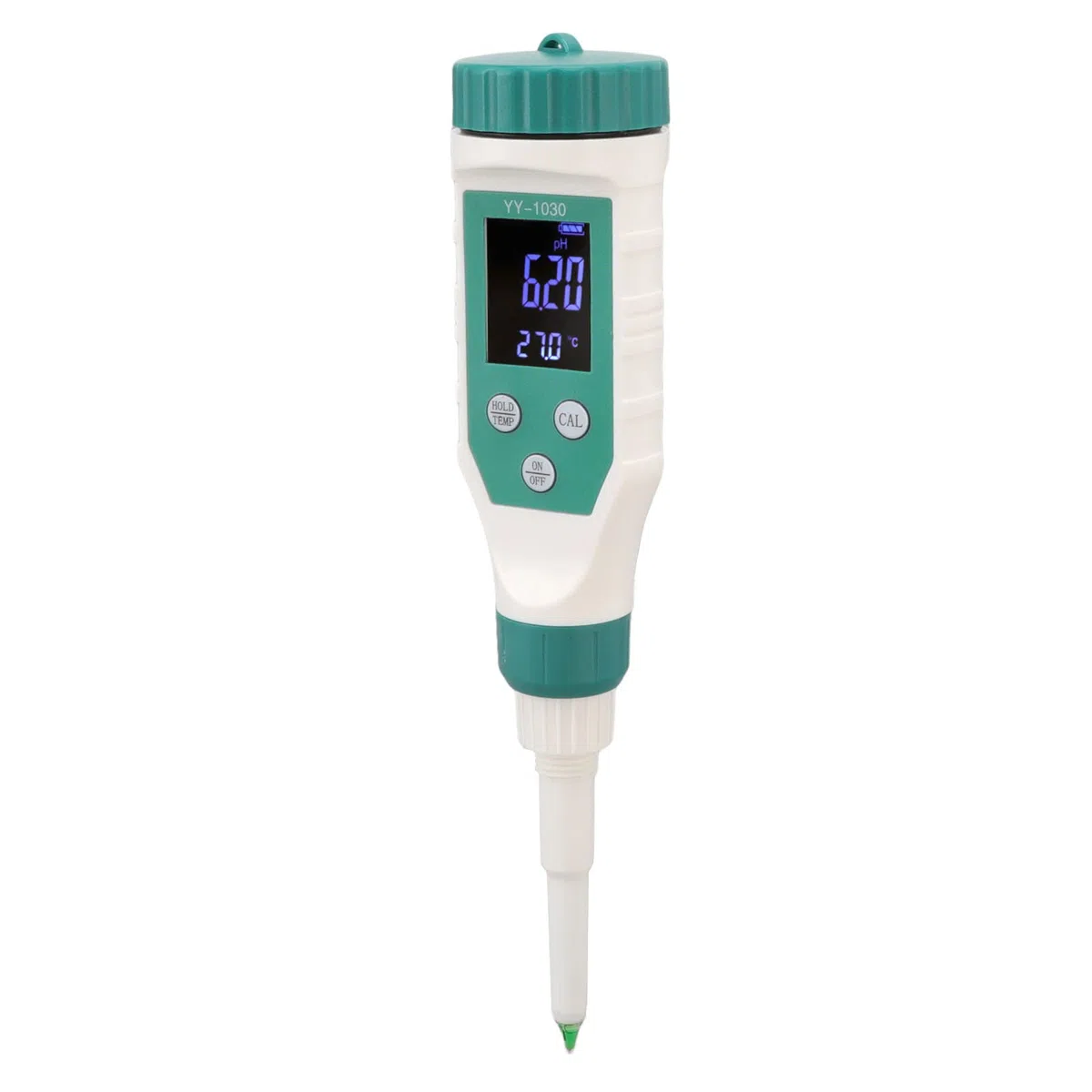 Dilwe Medidor de PH Digital Probador Inteligente Bluetooth para Agua, Suelo, Alimentos para Bebés, 246 G, Resistente Al Agua, IP67