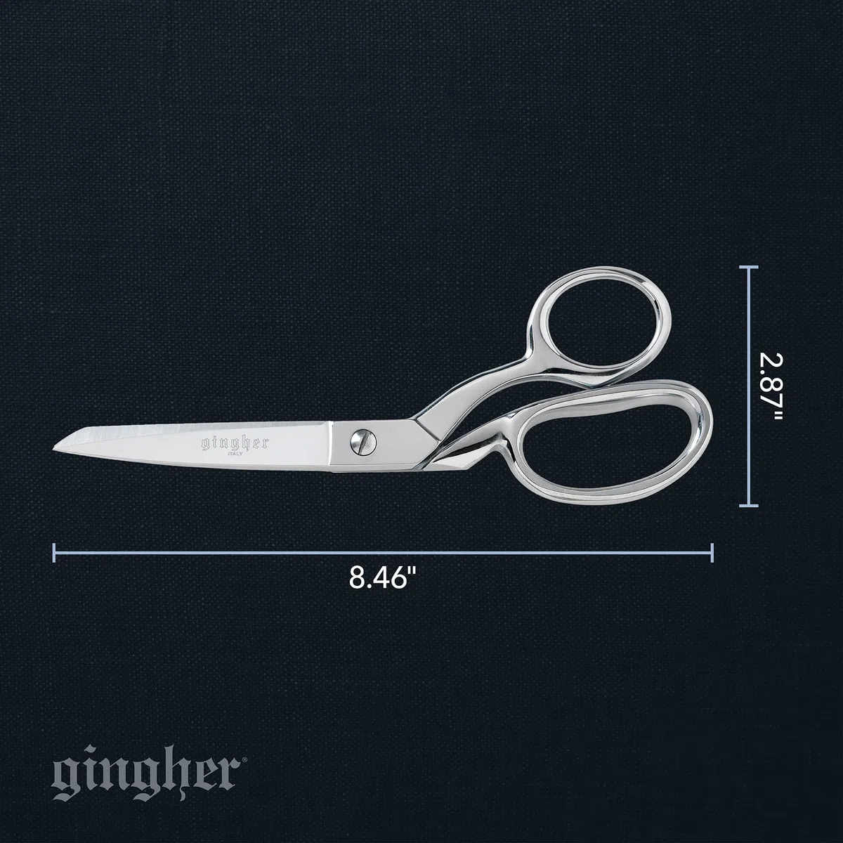 Knife Edge Dressmaker Shears 8"-W/Molded Nylon Sheath