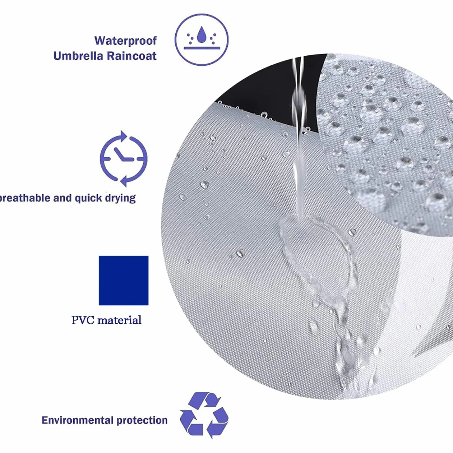 Cortina de ducha extralarga azul, 130 x 200 cm, resistente al moho, poliéster, impermeable, con 12 ganchos de plástico blanco, cortinas de baño lavables y resistentes para baño