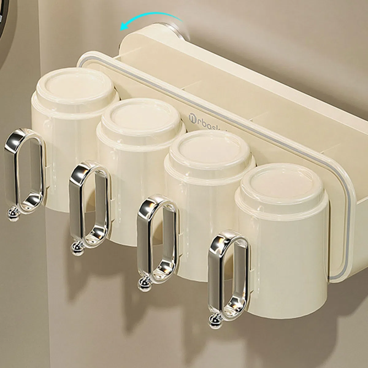 Soporte desmontable para cepillo de dientes con ventosa fuerte, sin perforaciones, organizador de baño para ambientes húmedos, soporte para cepillo de dientes con ventosa