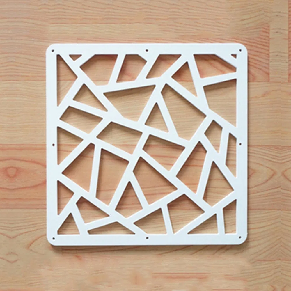 24 piezas de divisores de espacio colgantes, paneles de pantalla colgantes, paneles de pared para decoración de hogar, hotel, bar (Patrón B)