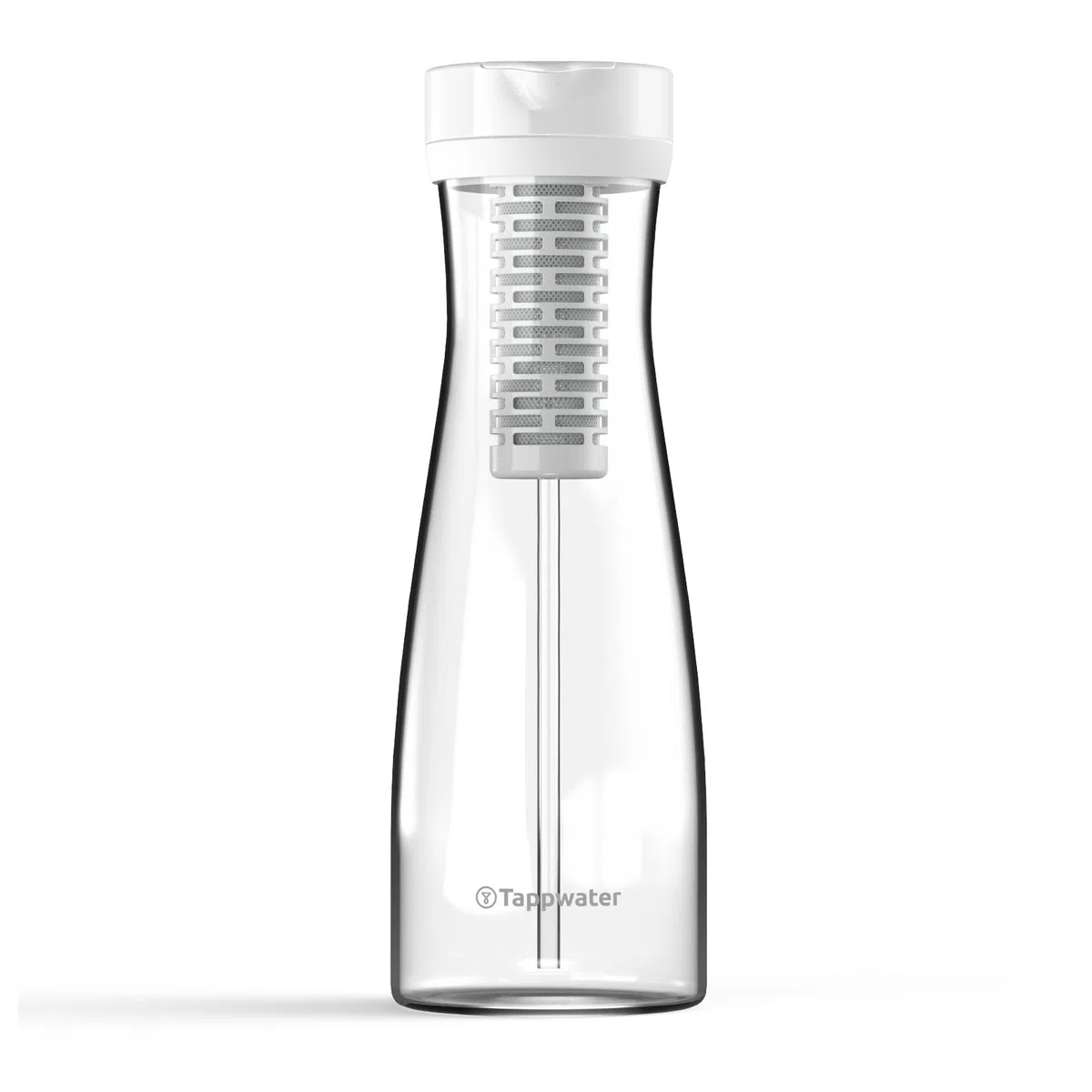 Tappwater PitcherPro SMR Jarra Filtradora de Agua Premium - jarra agua cristal 1,45L, filtración instantánea y con minerales esenciales añadidos, Elimina Cal y +60 Sustancias, Diseño Elegante