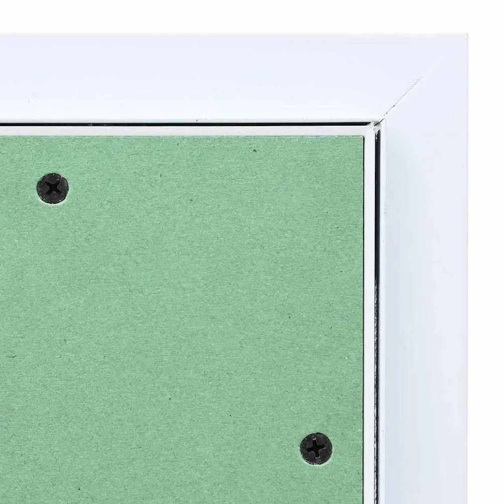 Genérico Panel de Acceso Verde y Plata 25 x 35 cm Aluminio y Pladur,Bricolaje,Materiales de construcción,Trampas,Verde,4018453