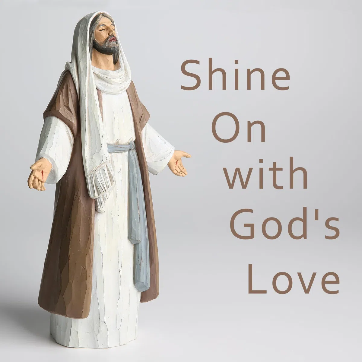 Estatua de bendición de Jesucristo de 9.5 Pulgadas de Alto, Regalo religioso de Resina