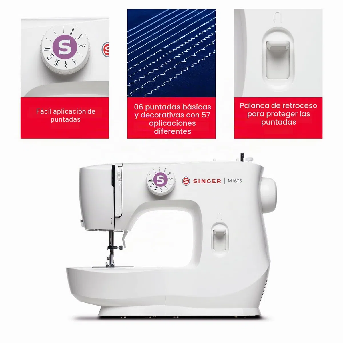 Singer-M1605 - Máquina de coser