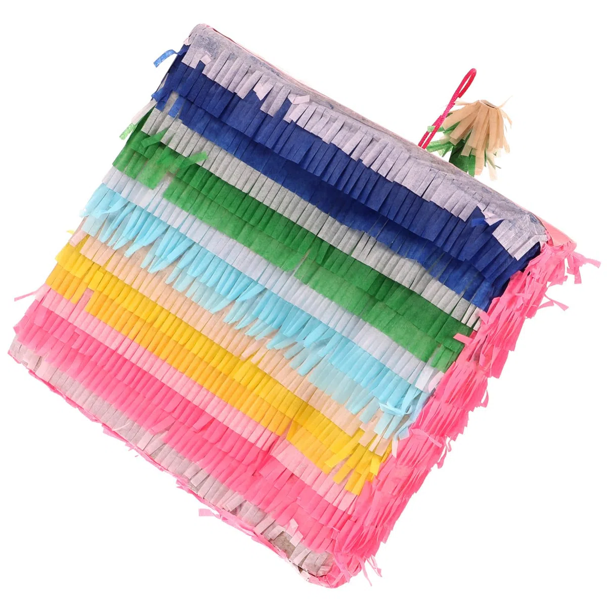Cabilock Piñata De Fiesta Pastel 3d Colgante Papel Práctico Para Niños Cumpleaños Decoración Rellena De Dulces Accesorio Suministros Para Juegos