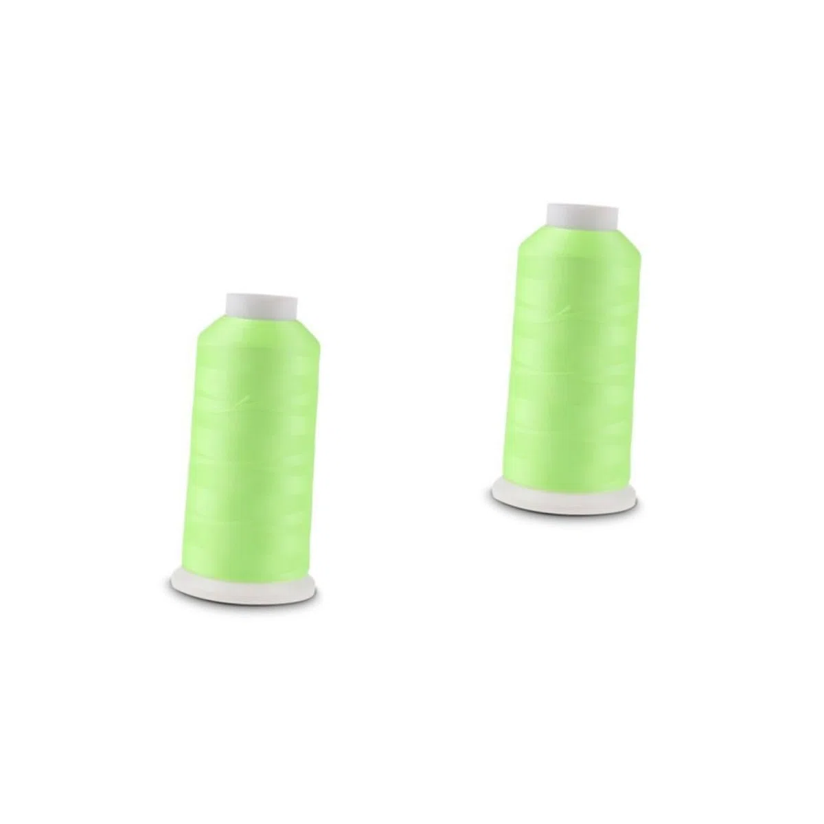SHINEOFI 2piezas Hilo De Bordar Luminous Glow in The Dark Yards Hilo De Coser Verde Para Bordado y Manualidades Para Proyectos Creativos y Decorativos