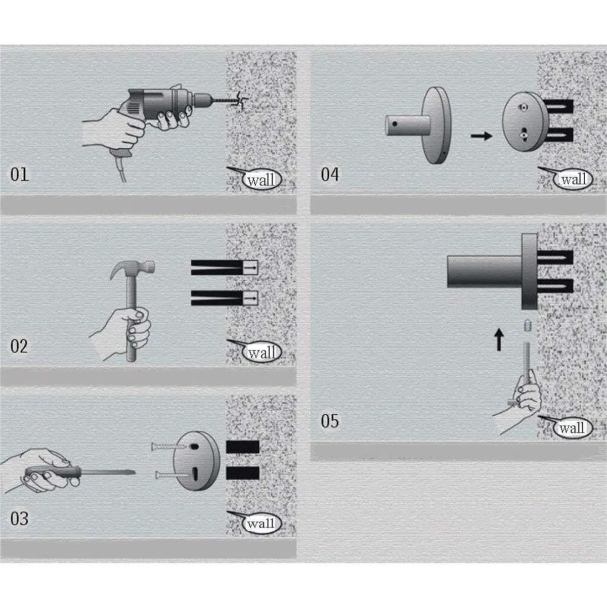 Porta Cepillo Dientes Baño Soporte For Cepillo De Dientes Pared con Vaso Satinado Metal Acero Inoxidable Hogar Y Cocina(Blue,Silver)