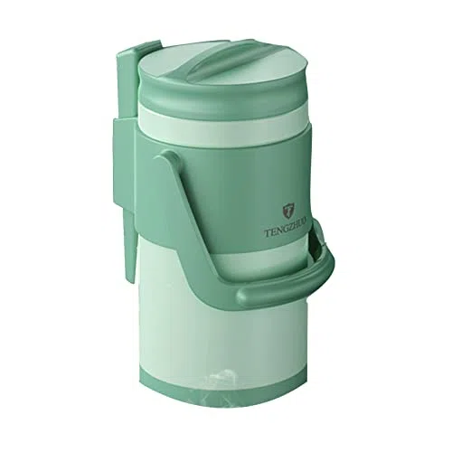 Lonchera térmica para alimentos calientes, 3000 ml, gran capacidad, conservación del calor las 24 horas, caja interior independiente de cuatro capas, asa de transporte mejorada