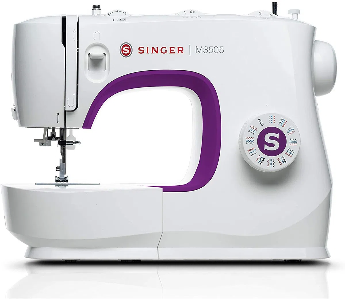 Singer M3505 - Máquina de Coser Portatil, Nuevo Modelo 2020, 34 Puntadas de Costura, útiles, elásticas, decorativas, Automática, Fácil de Usar