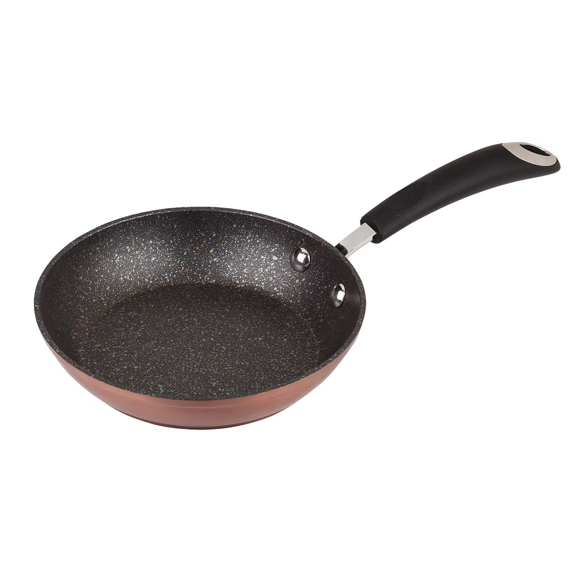 San Ignacio Bateria de cocina 8 piezas acero inoxidable, con juego de sartenes Premium (20 y 24 cm) en aluminio forjado, inducción