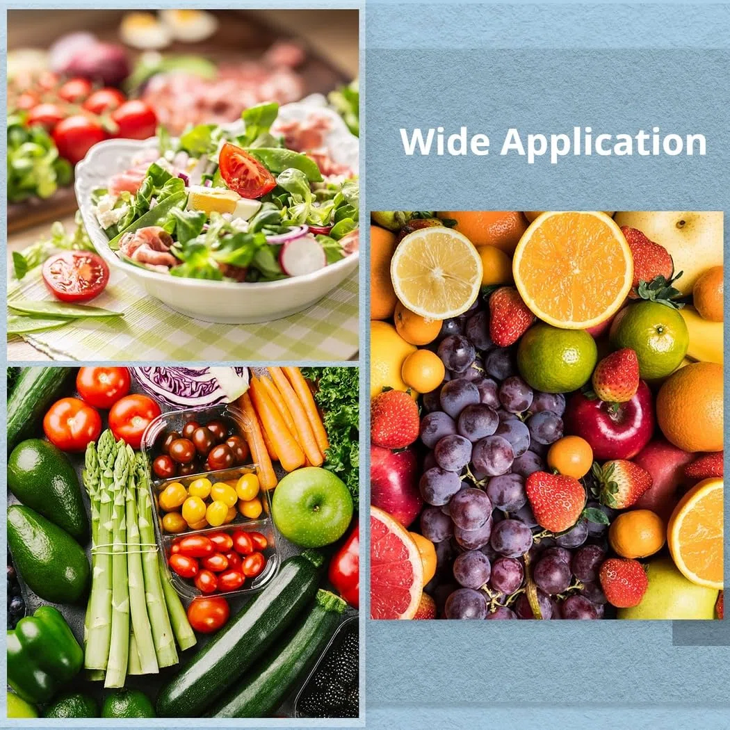 Frigorífico para contenedores de almacenamiento de alimentos, contenedores apilables de alimentos, contenedores de almacenamiento de frutas, cestas de drenaje con contenedores de