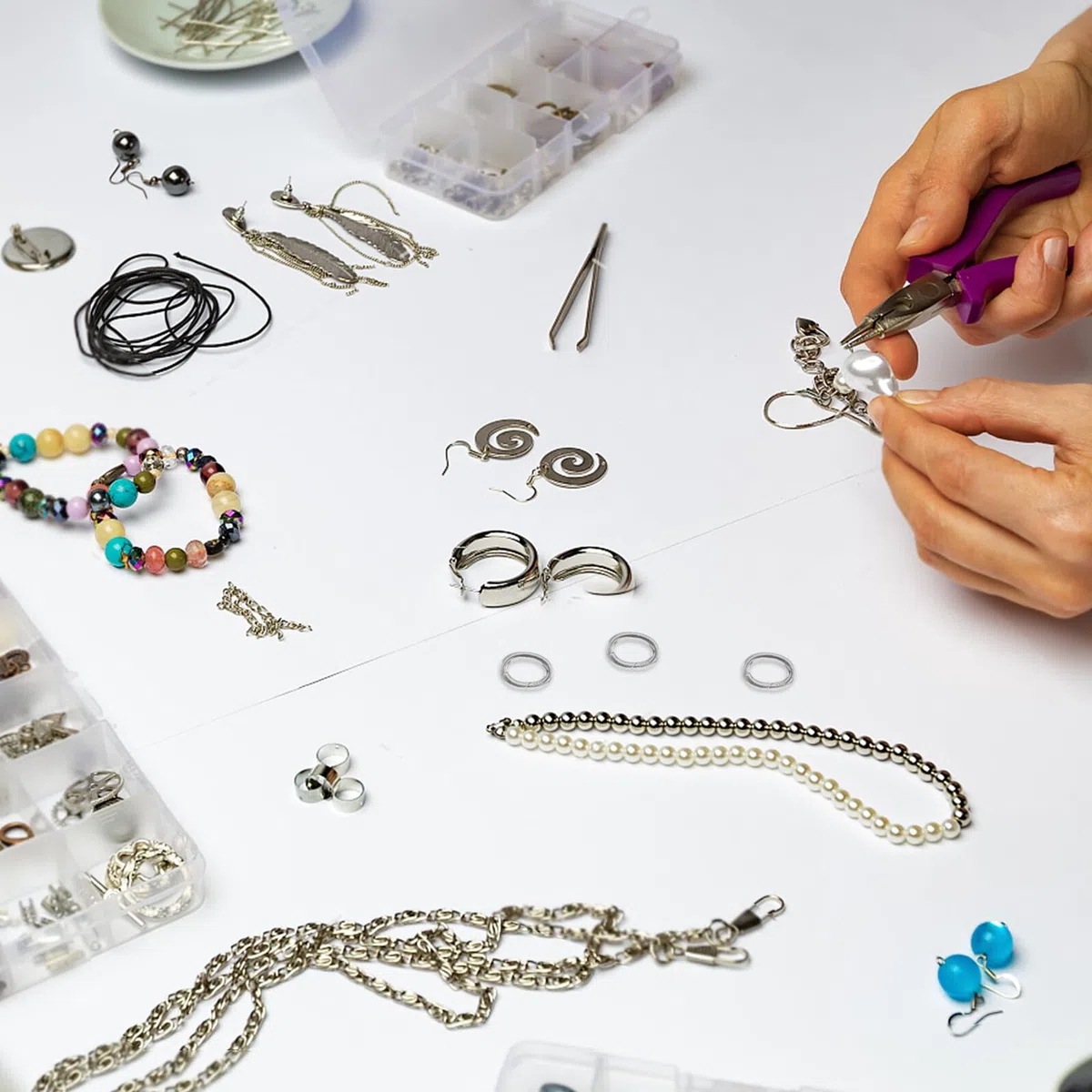 2 Piezas Cierres de Resorte Metálicos para Joyería 10Mm X 13Mm, 2 Unidades, Conectores Finales para Pulseras y Collares, Cierre Colgante Seguro para Hacer Cadenas y Accesorios de