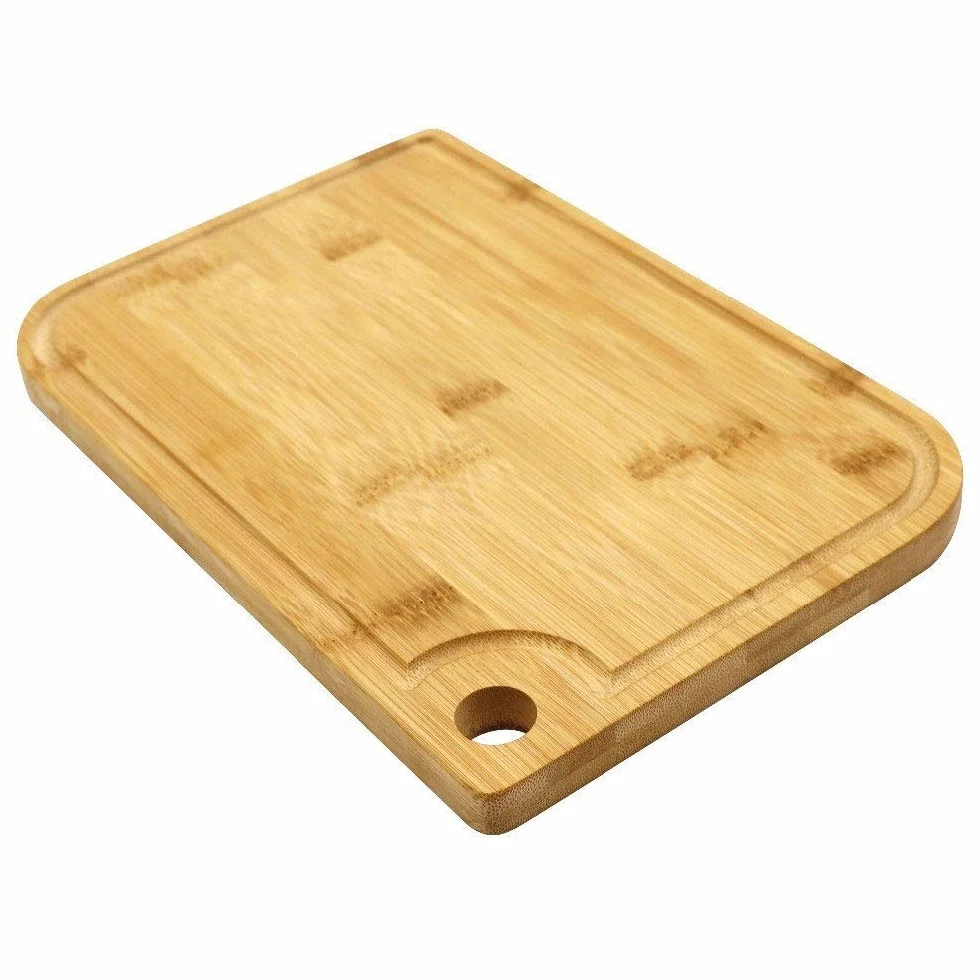 Tabla de Cortar Tabla de Cortar Cocina Tablas de Cortar de bambú Natural Tabla de Cortar de Madera con Ranura para Jugo Tabla de Cortar de bambú