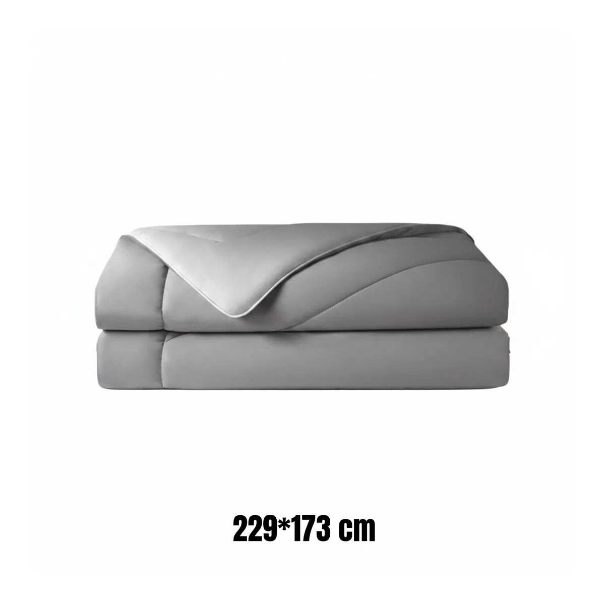 Manta Enfriadora Cobija Fresca Ligero Tejido Suave Sensación Fresca Estructura Transpirable Capa Acogedora para Cama en de y Apartamentos, Gris, Twin 173x229 Cm