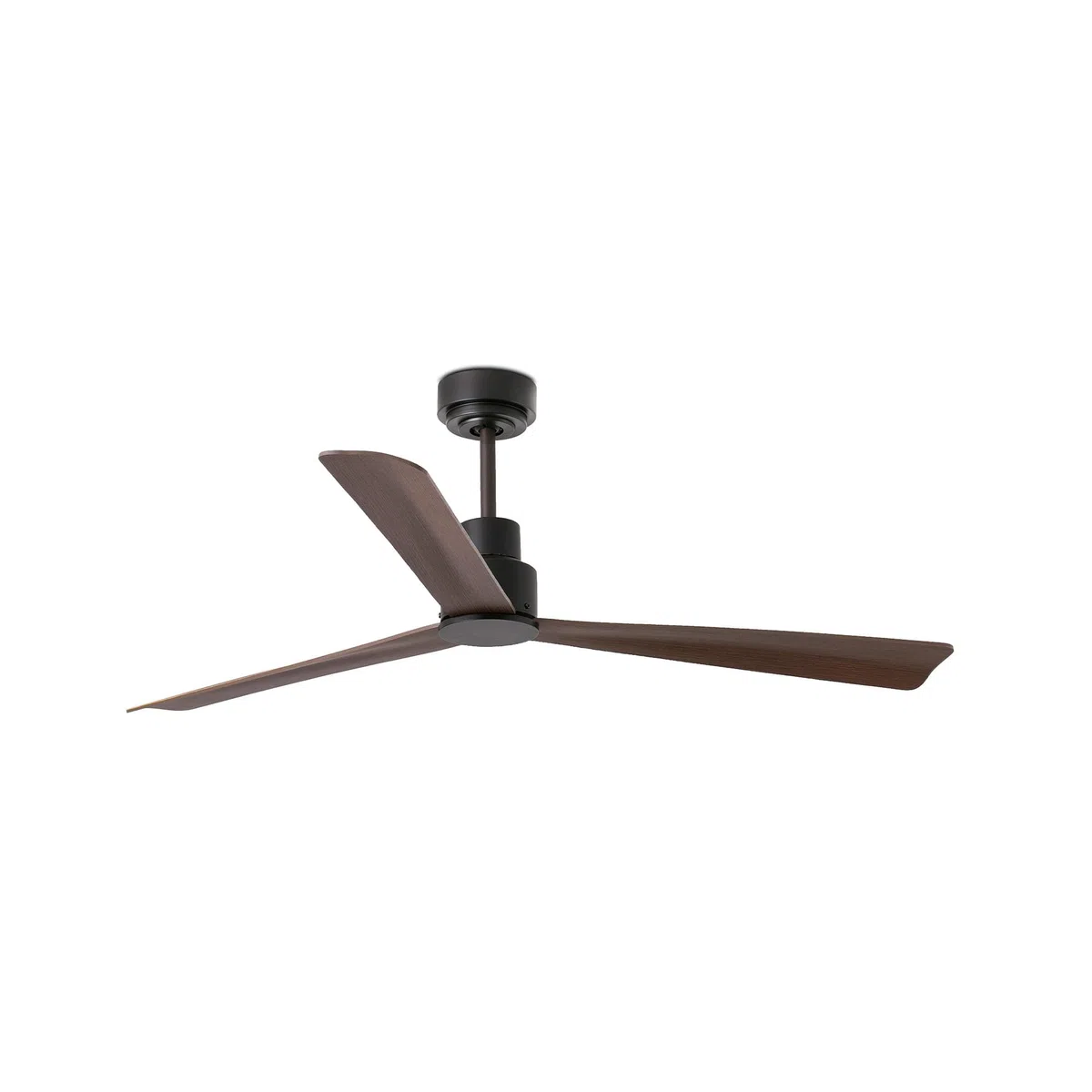 FARO BARCELONA 33478 - NASSAU Ventilador de techo sin luz, cuerpo de acero palas de plywood con motor DC