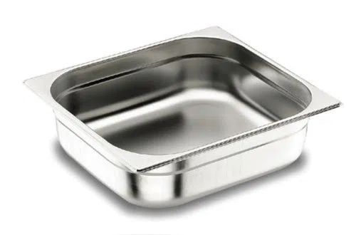 Lacor - 66522 - Cubeta Perforada GN 2/3 Sin Asa Inox