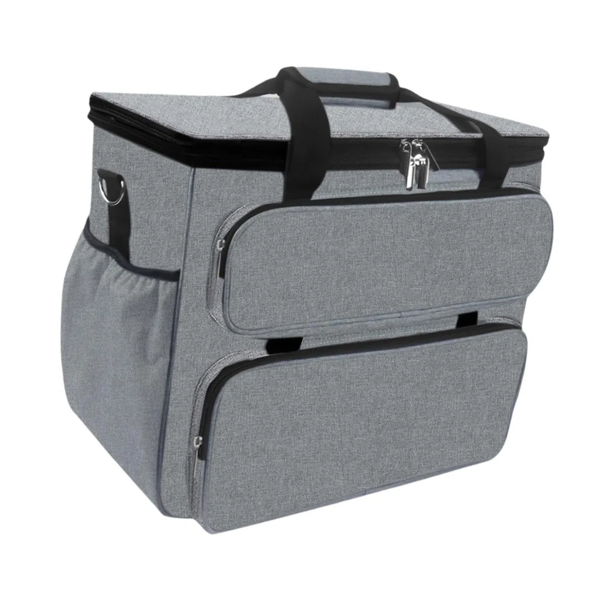 LIXSAZSE Estuche de costura con compartimentos con cremallera para una | organización óptima. Gran capacidad y múltiples bolsillos. Asa de viaje para