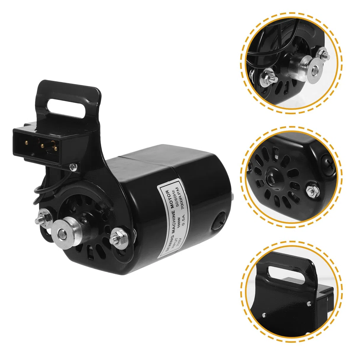NOLITOY Motor de Máquina de Coser Eléctrico para Máquinas de Coser Pedal Motor de Accionamiento