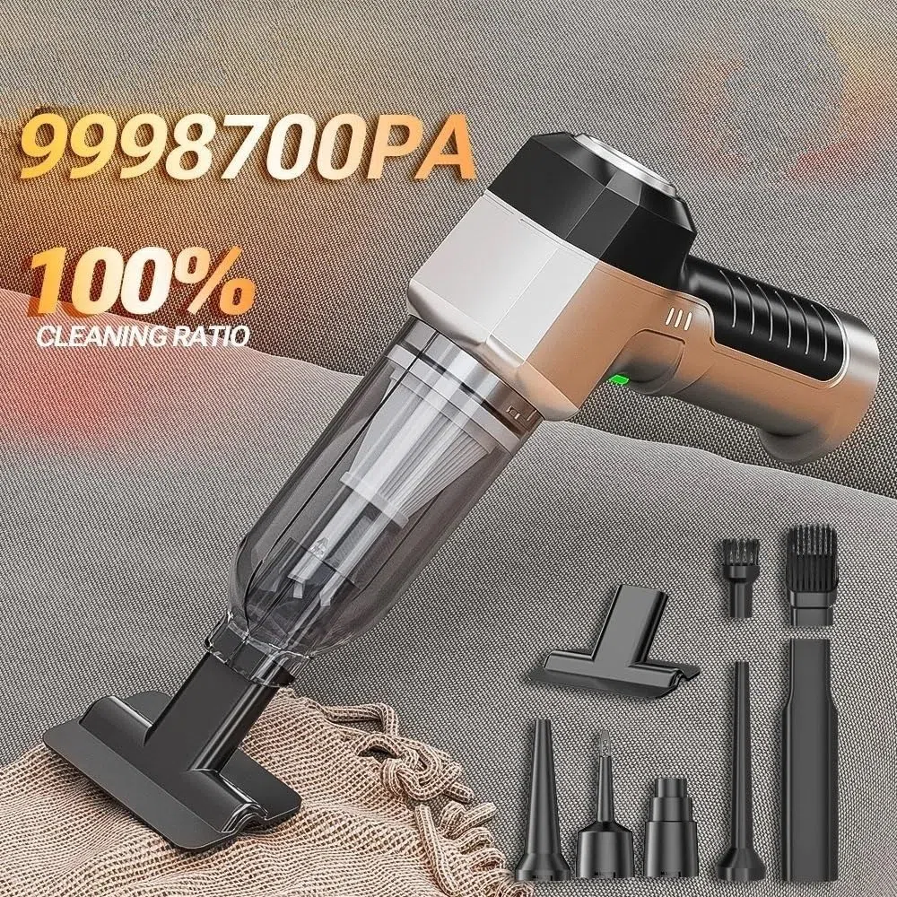 Aspiradora de Coche Aspiradora de Coche, aspiradora inalámbrica de succión Fuerte, aspiradora portátil de Mano, máquina de Limpieza Portátil Aspiradores(MAX)