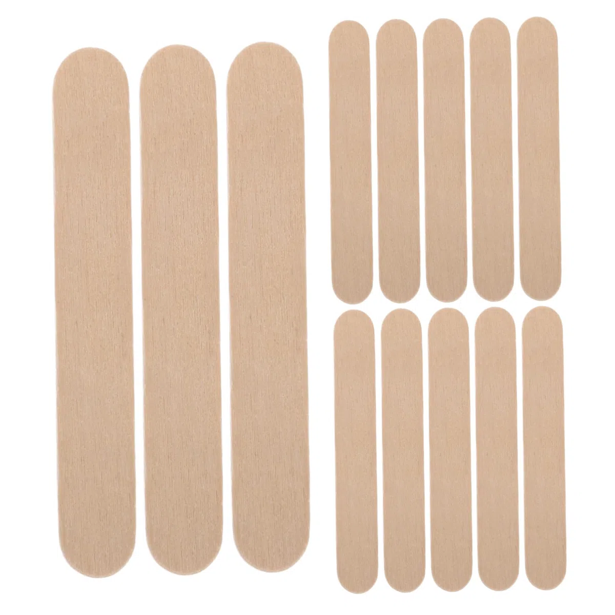PRETYZOOM 1000piezas Palitos de Madera para Manualidades de Multiusos para Helados y Cera para Manualidades Palitos de Helado Pequeños para Mezclar y Etiquetas de Plantas