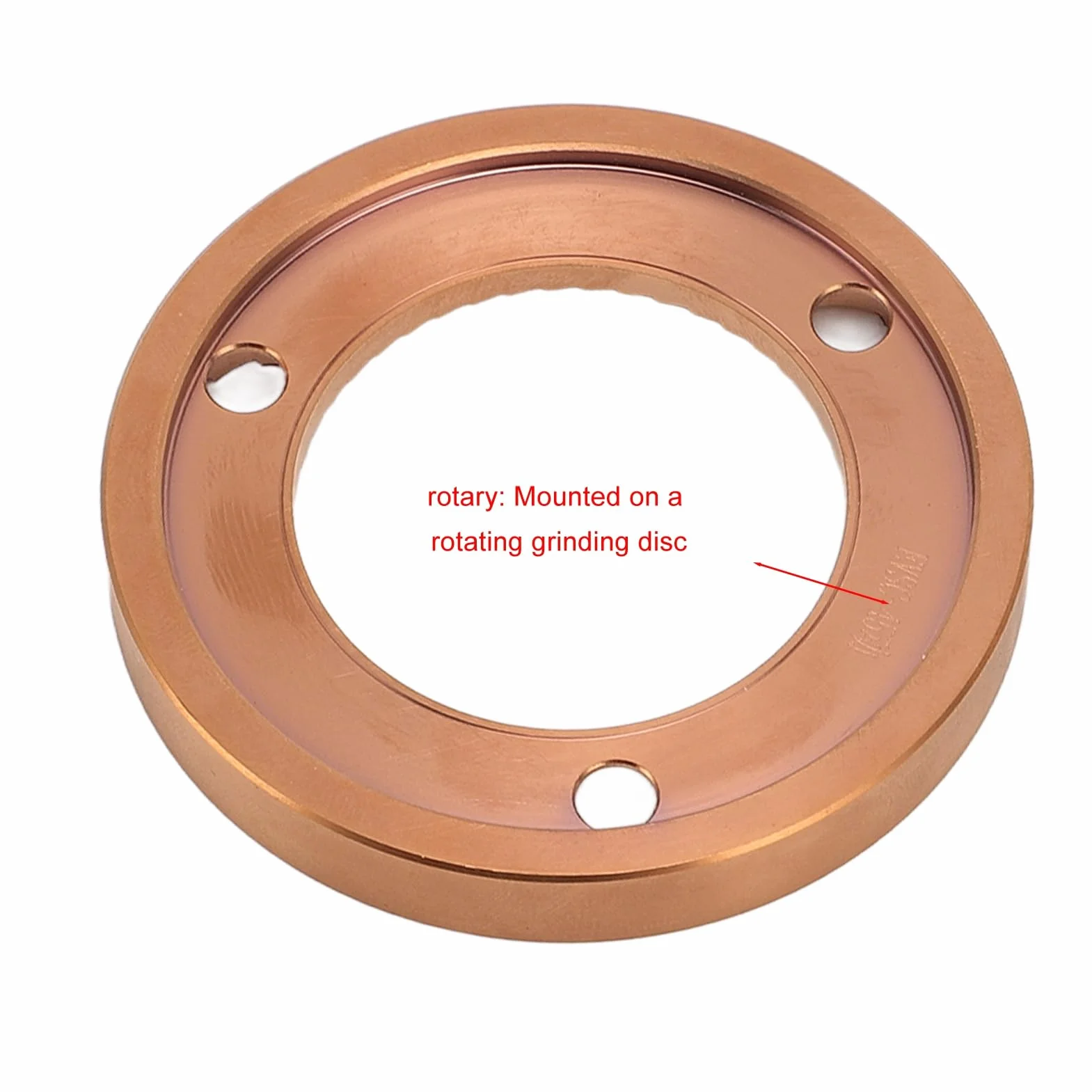 Muela Plana de 64mm con Recubrimiento de Titanio, Muela Plana Multiusos para DF64 DF64P DF64E DF64V, Ideal para el Accesorio de Molino Ceado E5P E6P E37J