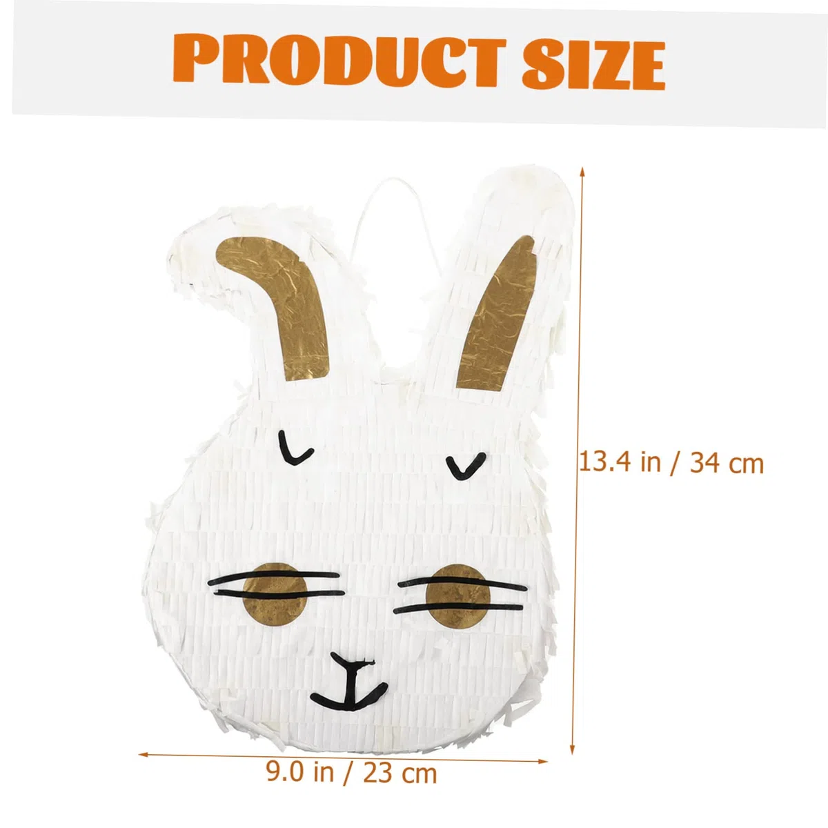 Cabilock 1 Juego Piñata Favores De La Fiesta De Pascua Decoración De Pascua Cinco Decoraciones Para Fiestas Temáticas De Conejitos Confeti Redondo Papel Niño Conejo Suministros De Juego