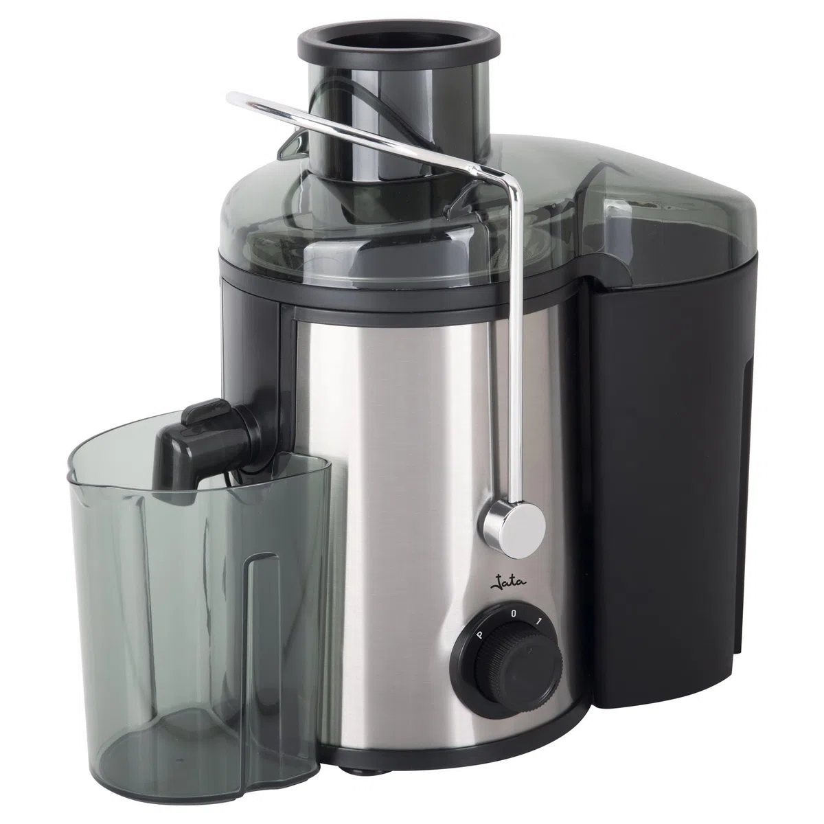 JATA JELI1580 - Licuadora para Verduras y Frutas. Licuadora de Acero Inoxidable. 2 velocidades + Pulse. 13000 rpm. Filtro Acero Inoxidable. Boca Ancha: 7 cm. Jarra 450 ml. Depósito: 1500 ml