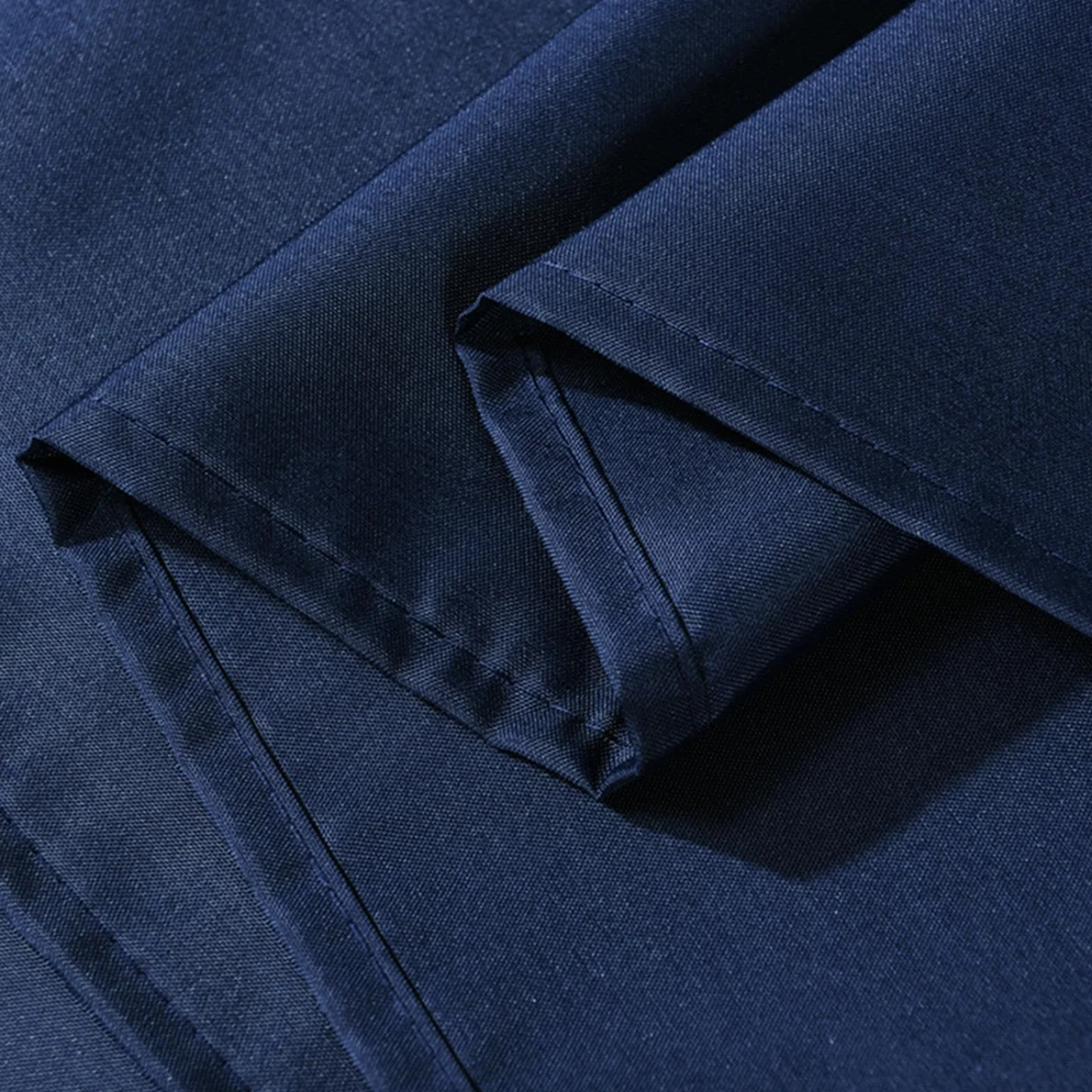 Cortina de ducha impermeable extralarga de 180 x 220 cm, poliéster, lavable, color azul, con 12 ganchos de plástico, diseño resistente al moho