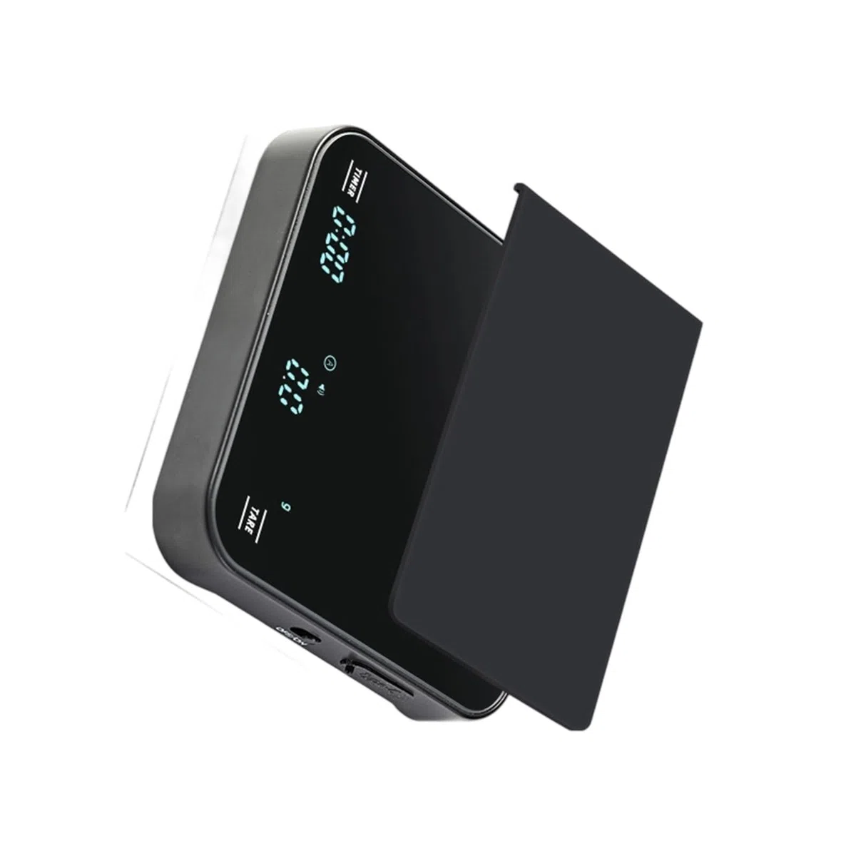 Báscula de Cocina Digital en Miniatura con pesaje de precisión y temporizadores multifuncionales para Preparar café Diseño Compacto Herramienta de pesaje de Cocina con Apagado automático