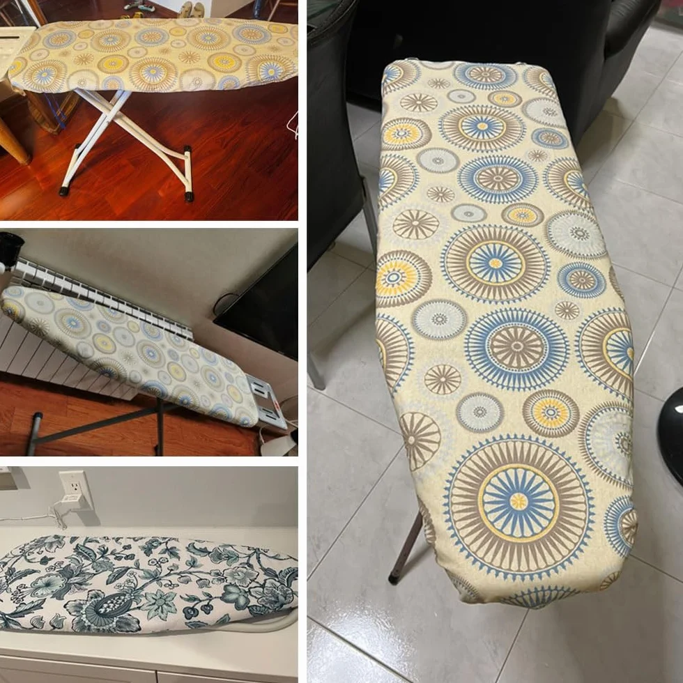 Funda para Tabla de Planchar, Funda for Tabla de Planchar de algodón con Estampado, Varios tamaños, Paquete de 1(A,122 * 38Cm)