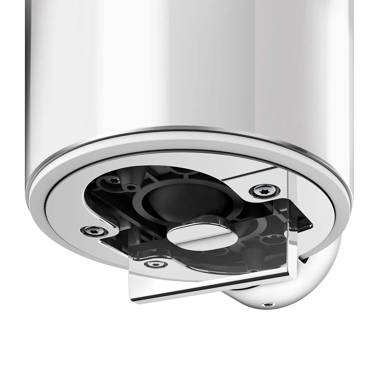 Keuco Reva Dispensador de jabón con Vaso deslizable, 140 ml, Metal Cromado | Made in Germany, recargable, incl. tornillos y tacos, dosificador de loción para taladrar