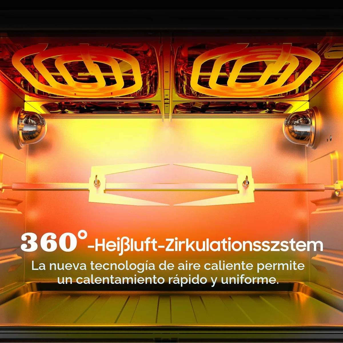 Freidora de Aire Dual Zone 23L, Air Fryer XXL con divisor extraíble, Freidora sin aceite con puertas French Door, 15 programas, Gran ventana, 5 juegos de accesorios, Libro de recetas