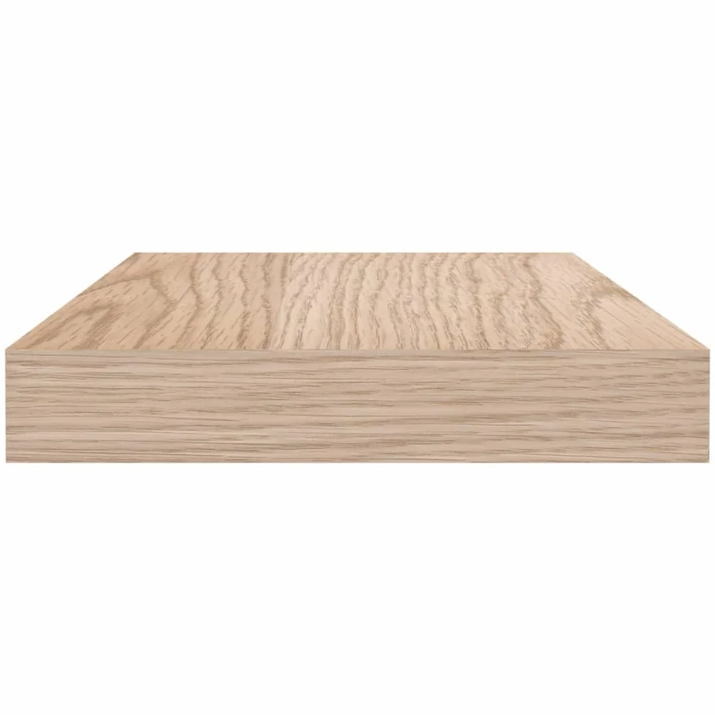 Estantería flotante de 90 x 23,5 x 4 cm, chapa de roble, aspecto de madera maciza, soporte de pared invisible, estantería moderna para libros, baño, cocina, salón, dormitorio, decoración