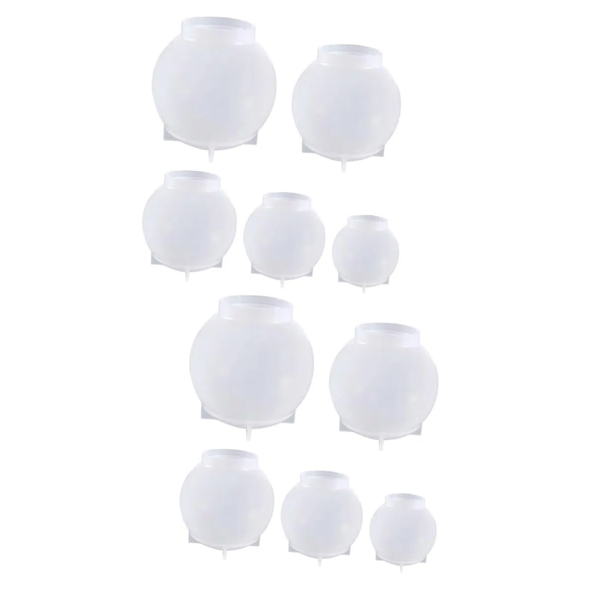 HOMSFOU 10piezas Molde De Para Decoración De Esferas De Moldes De Para Manualidades