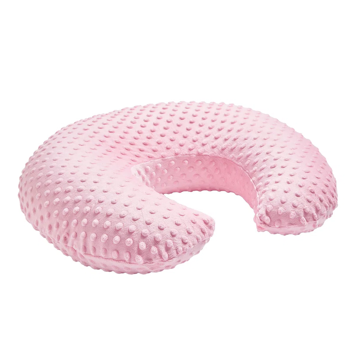 Juego de funda de almohada de lactancia con funda de almohada de lactancia para madres lactantes, almohadas de lactancia ultra suaves para bebés recién nacidos, niños y niñas (rosa caramelo)