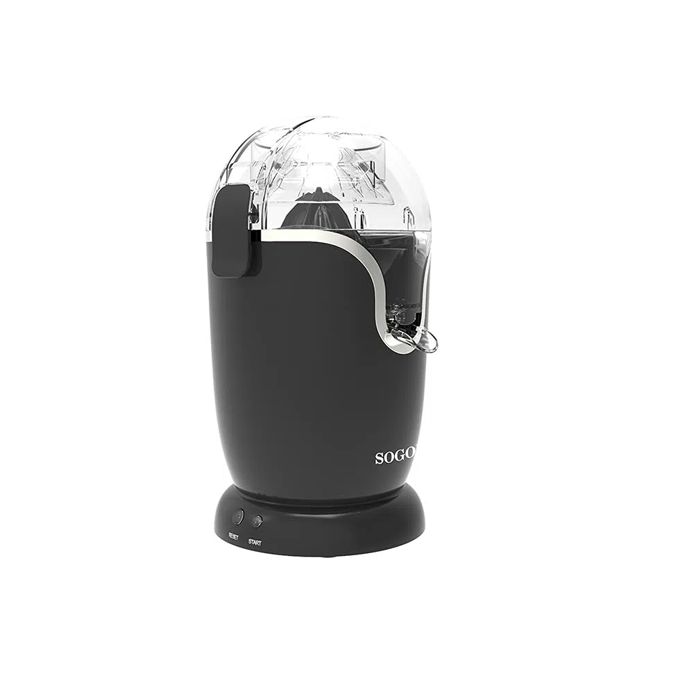 SOGO Exprimidor de Zumo Eléctrico Automático 0.6L Bajo Consumo para Cítricos - Boquilla Antigoteo - Fácil de Limpiar - Exprimidor Compacto y Potente