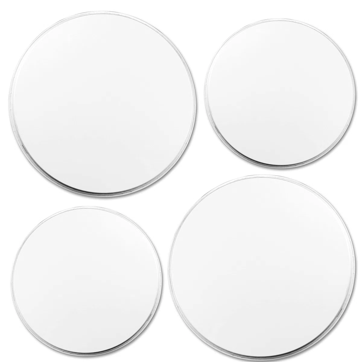 Reston Lloyd Juego de 4 fundas para quemadores eléctricos, color blanco