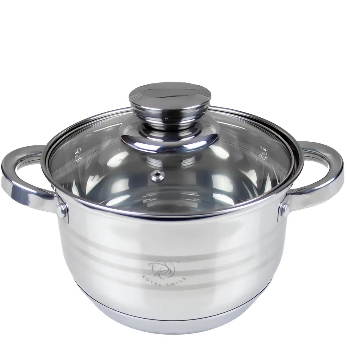 Batería de Cocina 12 Piezas, Juego de Ollas y Sartén Antiadherente de Acero Inoxidable, Compatible con Inducción, Gas y Vitrocerámica, Set Profesional para Cocina