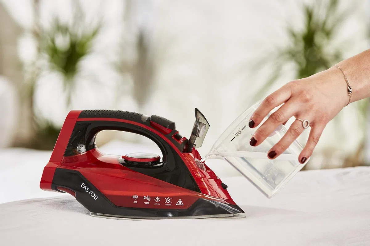 Easyou Plancha de Vapor, Plancha de Vapor Inalámbrica Simple Move 2400 W