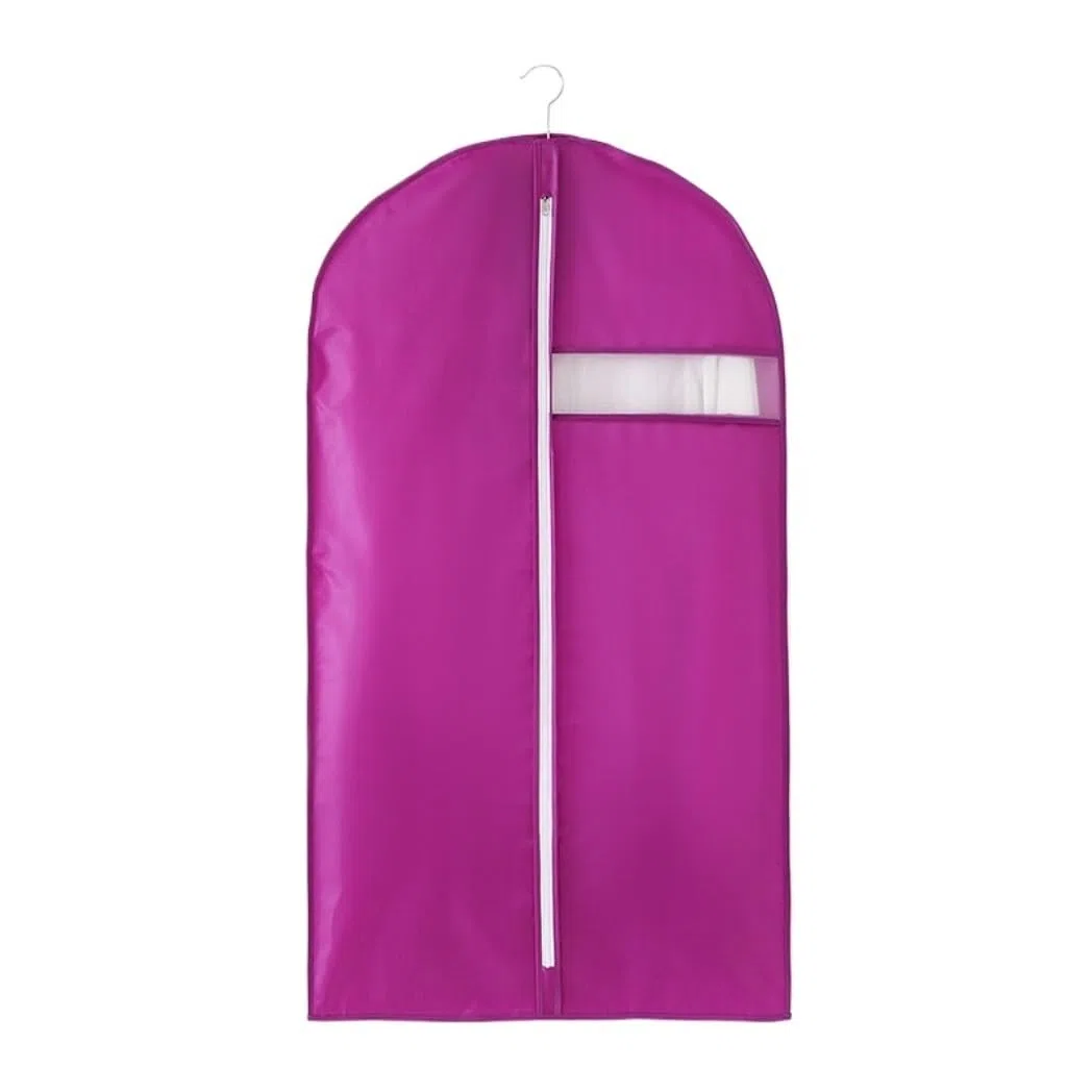 Fundas Ropa Paquete De 5 Portatrajes Plegables No Tejidos con Ventana Transparente para Abrigo Y Vestido Cubierta(C,58 * 88cm)