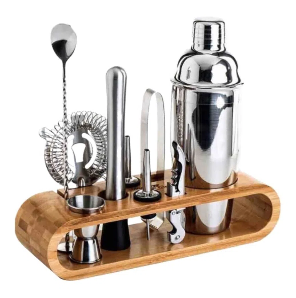 Juego de Coctelera Kit de Coctelería Juego De Coctelera De 10 Piezas, Equipo De Barman De Acero Inoxidable, Herramientas Profesionales De Coctelería, Bar, Bebidas Coctelera para Cócteles Coctelera de