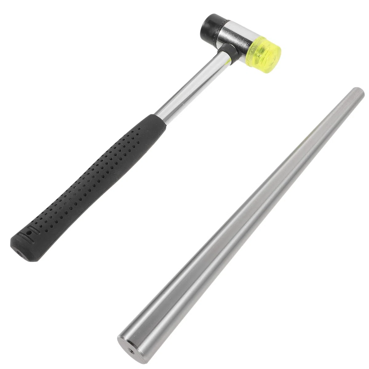 UTHCLO Juego de Martillo de Joyería de Metal Varilla de Mandril Ligera y Mandril Ajustable para Reparación y Ajuste de Anillos en Bricolaje de Joyería