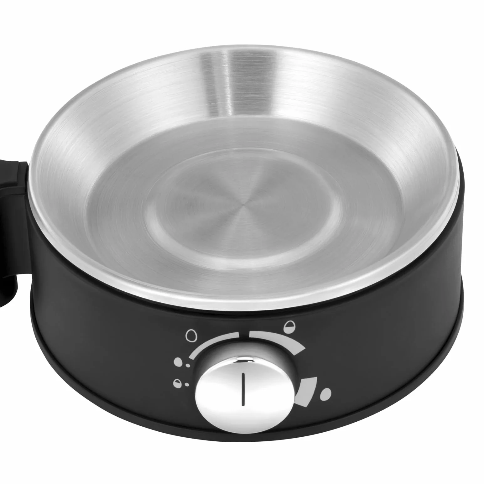 WMF Stelio - Cocedor de 7 Huevos de 380 W, Hervidor con señal acústica para detener cocción graduable, acabados de acero inoxidable de Cromargan mate, libre de BPA