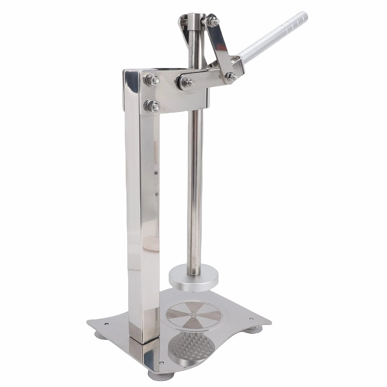 Exprimidor Manual de Acero Inoxidable 304, Extractor de Cítricos, Prensador de Limón con Mango Antideslizante para Cocina
